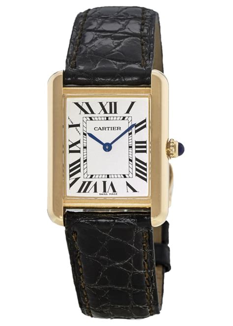 cartier tank watches womens|pre owned cartier tank solo.